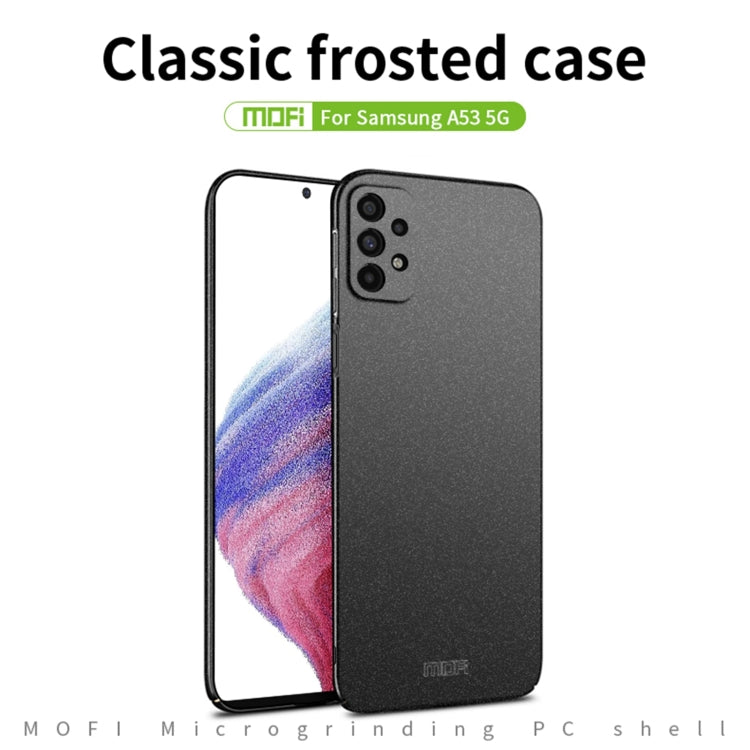 For Samsung Galaxy A53 5G MOFI Fandun Series Frosted PC Ultra-thin All-inclusive Phone Case(Red) - Galaxy Phone Cases by MOFI | Online Shopping South Africa | PMC Jewellery