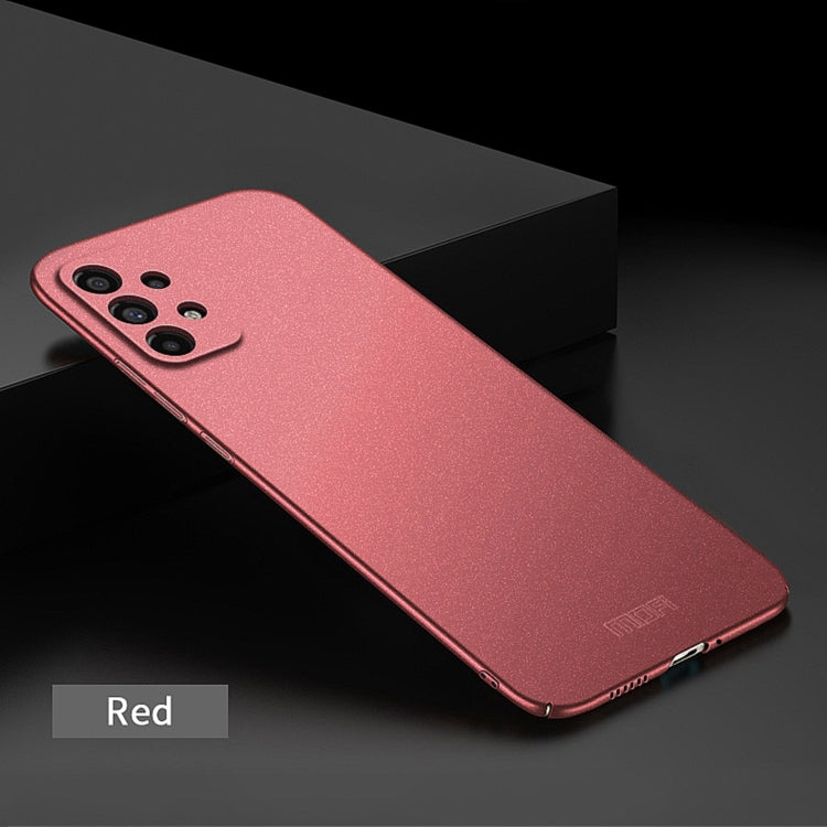 For Samsung Galaxy A73 5G MOFI Fandun Series Frosted PC Ultra-thin All-inclusive Phone Case(Red) - Galaxy Phone Cases by MOFI | Online Shopping South Africa | PMC Jewellery