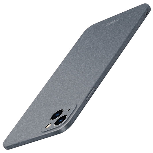 For iPhone 14 MOFI Fandun Series Frosted PC Ultra-thin Phone Case(Gray) - iPhone 14 Cases by MOFI | Online Shopping South Africa | PMC Jewellery