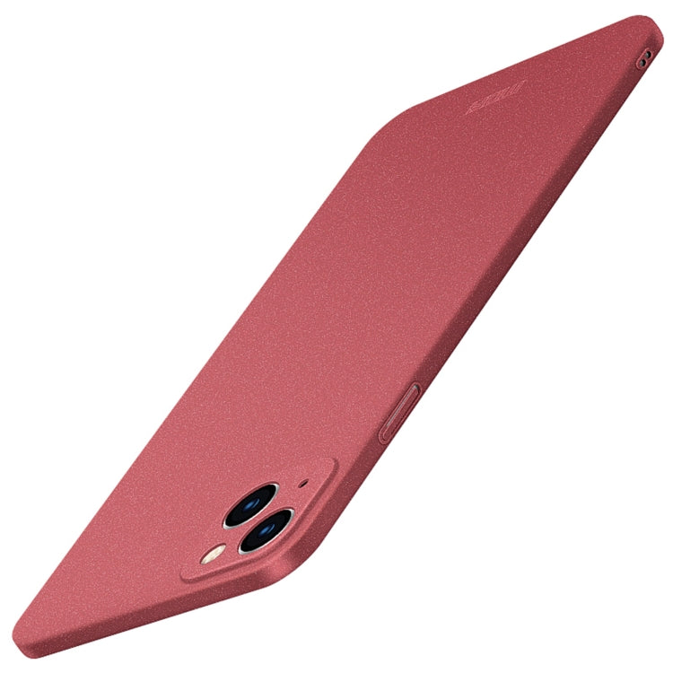 For iPhone 14 MOFI Fandun Series Frosted PC Ultra-thin Phone Case(Red) - free shipping - PMC TechLife - Order now!