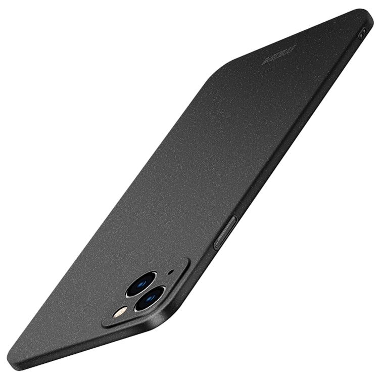 For iPhone 14 Plus  MOFI Fandun Series Frosted PC Ultra-thin Phone Case(Black) - free shipping - PMC TechLife - Order now!