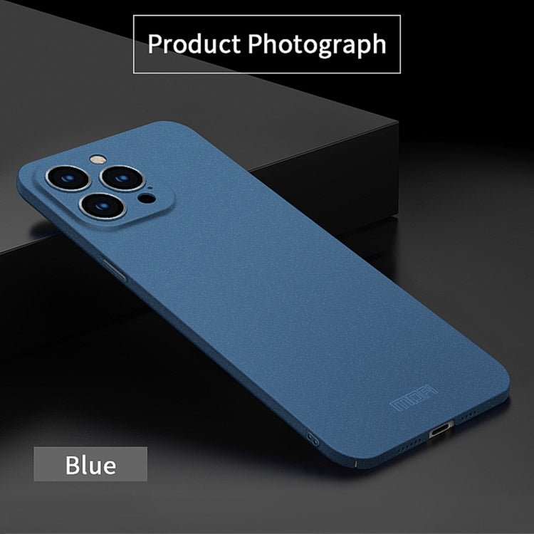 For iPhone 14 Pro Max MOFI Fandun Series Frosted PC Ultra-thin Phone Case(Blue) - iPhone 14 Pro Max Cases by MOFI | Online Shopping South Africa | PMC TechLife