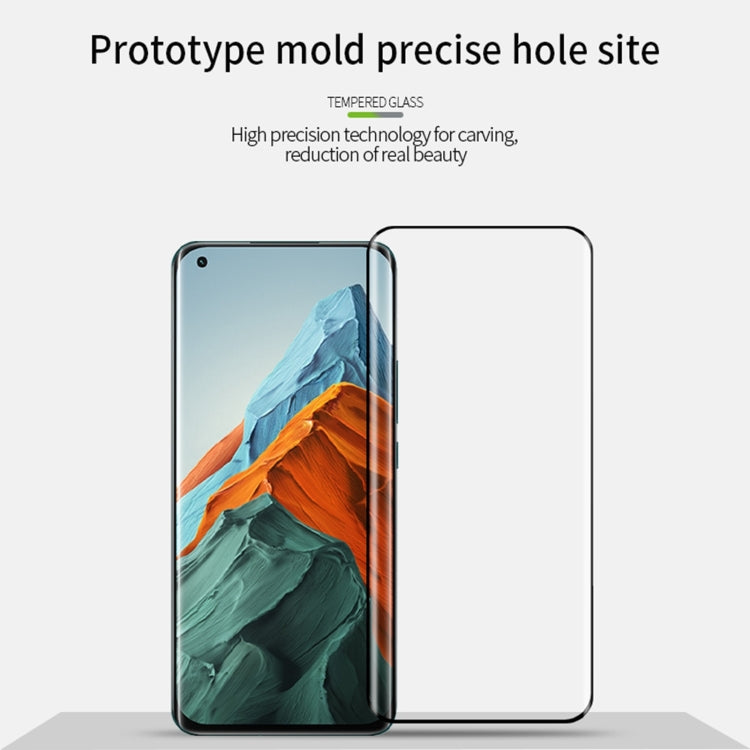 For Xiaomi 12S MOFI 9H 3D Hot Bending Tempered Glass Film(Black) -  by MOFI | Online Shopping South Africa | PMC TechLife