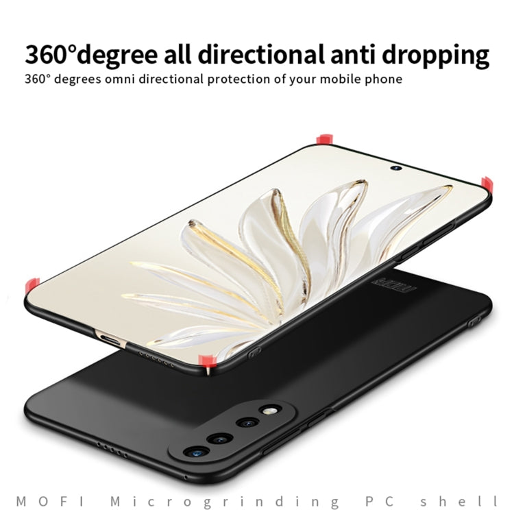 For Honor 70 Pro MOFI Frosted PC Ultra-thin Hard Case(Blue) - Honor Cases by MOFI | Online Shopping South Africa | PMC TechLife | Buy Now Pay Later Mobicred