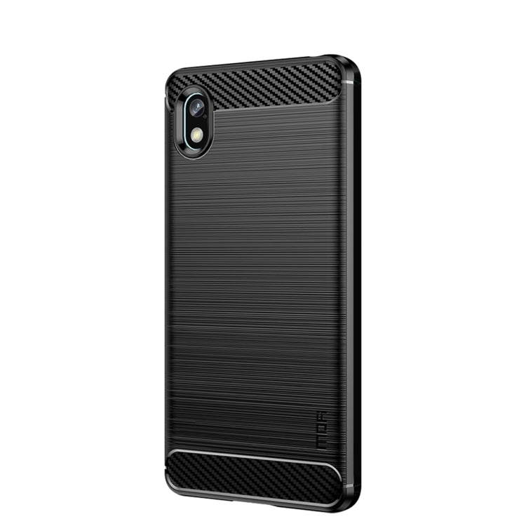For Sony Xperia Ace 3 MOFI Gentleness Brushed Carbon Fiber Soft TPU Case(Black) - Sony Cases by MOFI | Online Shopping South Africa | PMC TechLife | Buy Now Pay Later Mobicred