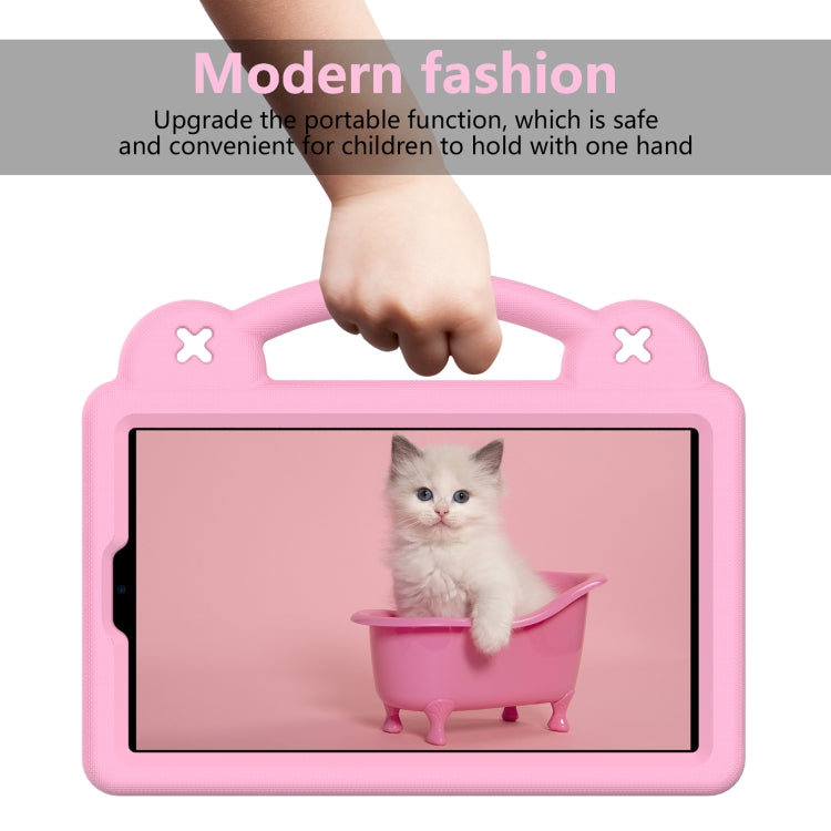 For Huawei MediaPad M3 Lite 8.0 Handle Kickstand Children EVA Shockproof Tablet Case(Pink) - Huawei by PMC TechLife | Online Shopping South Africa | PMC TechLife
