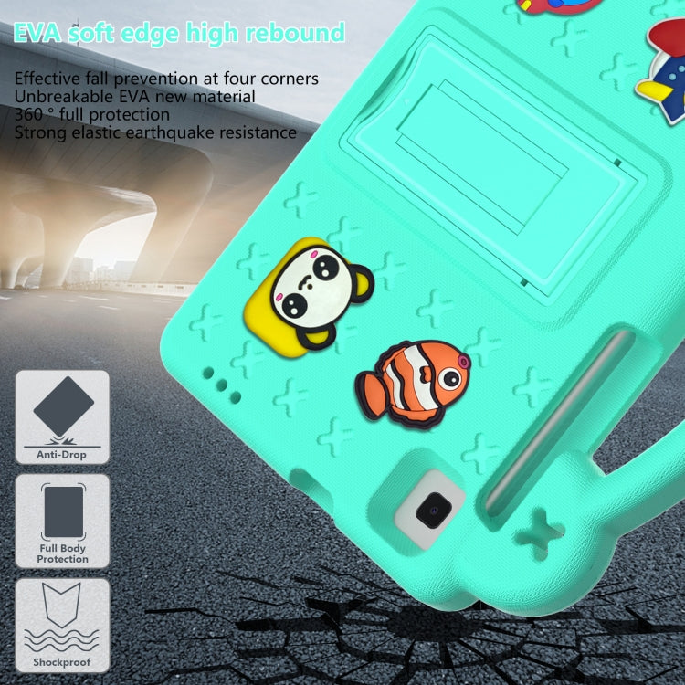 For Huawei MediaPad M5 8.4 Handle Kickstand Children EVA Shockproof Tablet Case(Mint Green) - Huawei by PMC TechLife | Online Shopping South Africa | PMC TechLife | Buy Now Pay Later Mobicred
