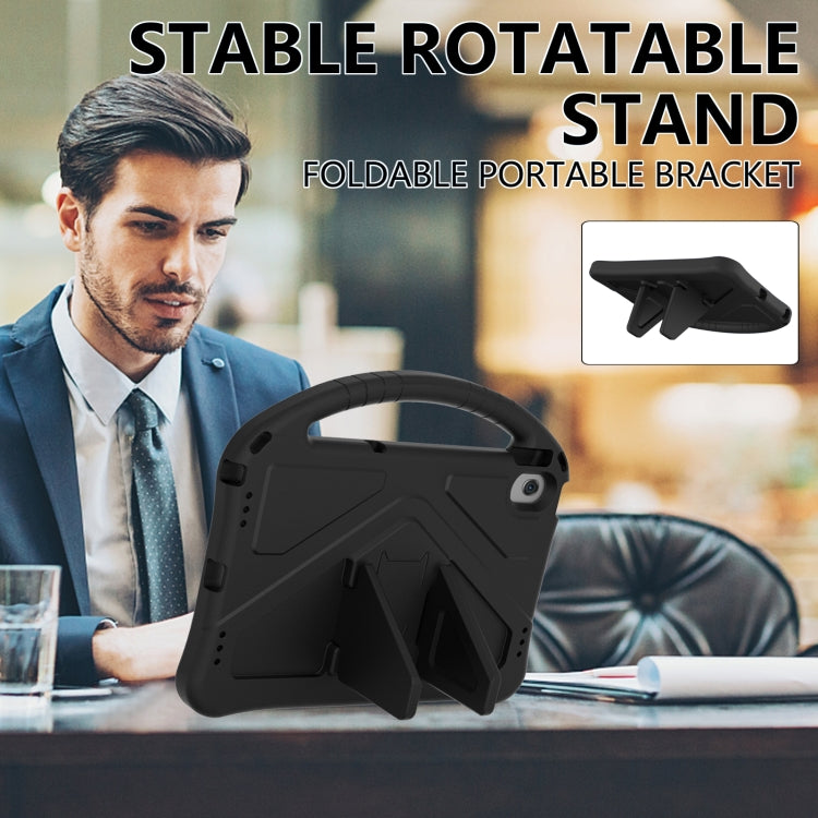 For Lenovo Tab M10 Plus 10.6 3rd Gen TB125FU 2022 EVA Shockproof Tablet Case with Holder(Black) - Lenovo by PMC TechLife | Online Shopping South Africa | PMC TechLife | Buy Now Pay Later Mobicred