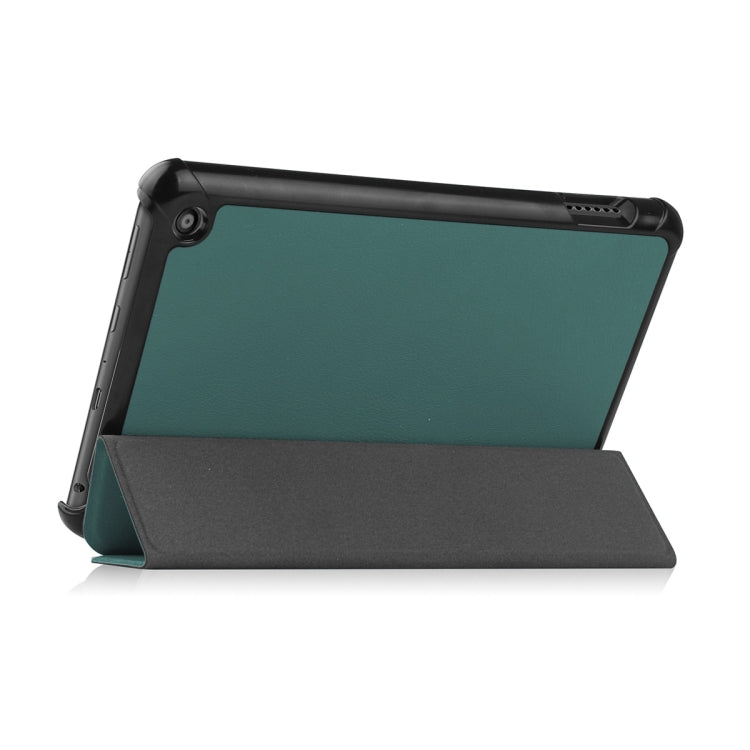 For Amazon Fire 7 12th 2022 ENKAY Smart Leather Tablet Case(Rose) - Amazon by ENKAY | Online Shopping South Africa | PMC TechLife | Buy Now Pay Later Mobicred