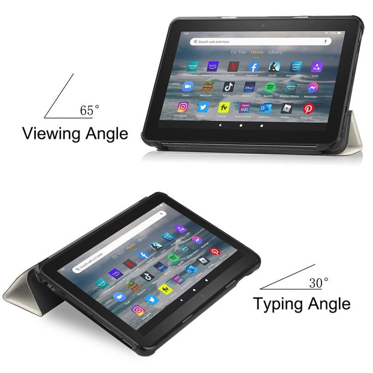 Amazon Fire 7 12th 2022 JSM Smart Leather Tablet Case(Lazy Cat) - free shipping - PMc TechLife - Order now!