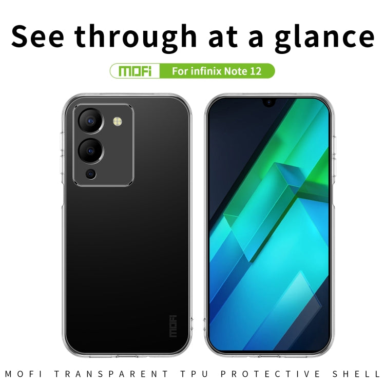 For Infinix Note 12 / G96 MOFI Ming Series Ultra-thin TPU Phone Case(Transparent) - Infinix Cases by MOFI | Online Shopping South Africa | PMC TechLife
