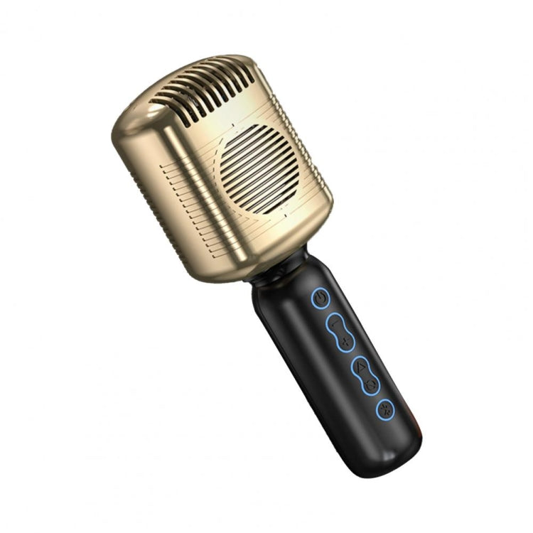 KM600 Wireless Microphone TWS Handheld Noise Reduction Smart Bluetooth-compatible Condenser Mic Music Player for Singing(Gold) - Microphone by PMC Jewellery | Online Shopping South Africa | PMC Jewellery | Buy Now Pay Later Mobicred