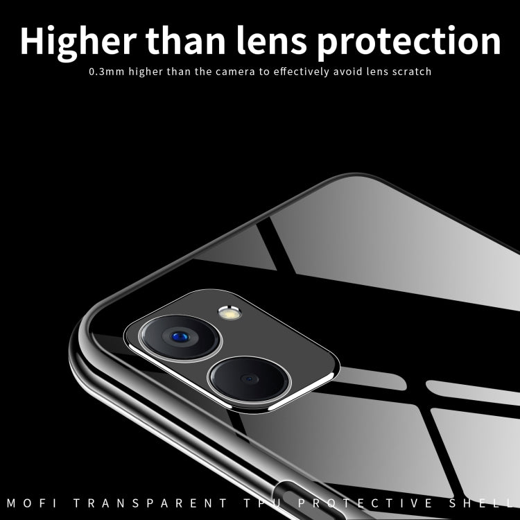 For Realme V20 5G MOFI Ming Series Ultra-thin TPU Phone Case(Transparent) - Realme Cases by MOFI | Online Shopping South Africa | PMC TechLife