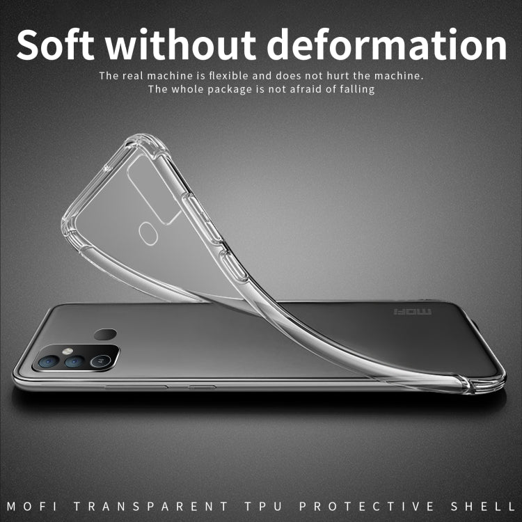 For Tecno Pop 6 GO MOFI Ming Series Ultra-thin TPU Phone Case(Transparent) - Tecno Cases by MOFI | Online Shopping South Africa | PMC TechLife | Buy Now Pay Later Mobicred