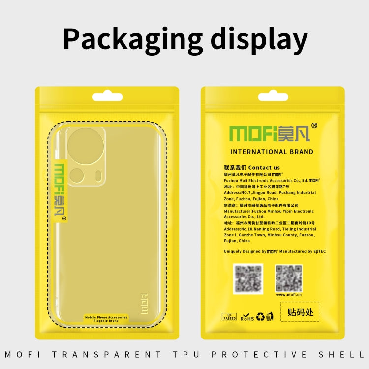 For Xiaomi Civi 2 MOFI Ming Series Ultra-thin TPU Phone Case(Transparent) - Xiaomi Cases by MOFI | Online Shopping South Africa | PMC TechLife