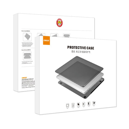 For MacBook Pro 14.2 A2442/A2779 2023 ENKAY Hat-Prince 3 in 1 Protective Bracket  Case Cover Hard Shell with TPU Keyboard Film / Anti-dust Plugs, Version:EU(Black) - MacBook Pro Cases by ENKAY | Online Shopping South Africa | PMC Jewellery | Buy Now Pay Later Mobicred