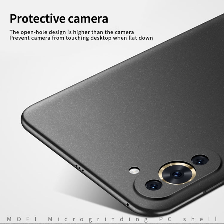 For Huawei Nova 10 Pro MOFI Fandun Series Frosted PC Ultra-thin Phone Case(Black) - Huawei Cases by MOFI | Online Shopping South Africa | PMC TechLife | Buy Now Pay Later Mobicred