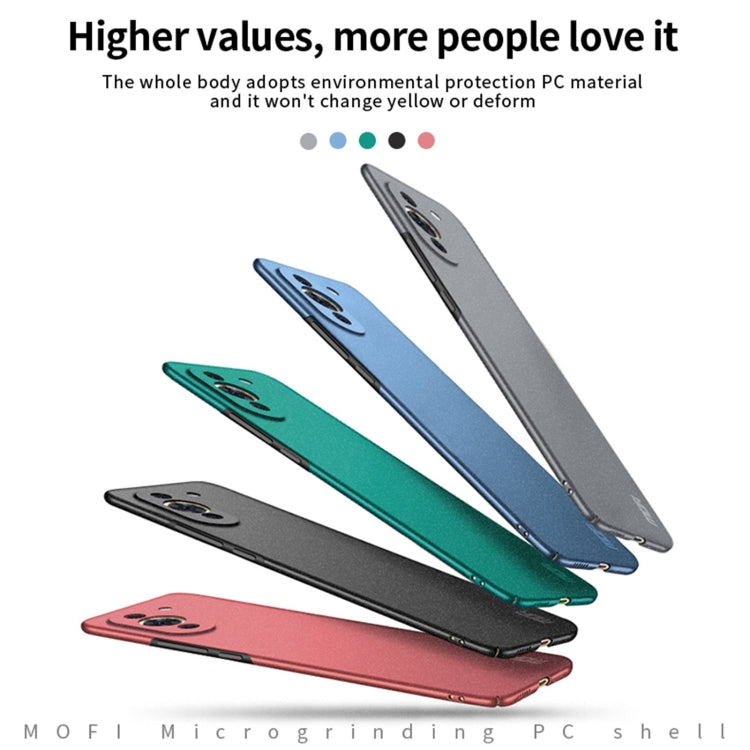 For Huawei Nova 10 Pro MOFI Fandun Series Frosted PC Ultra-thin Phone Case(Blue) - Huawei Cases by MOFI | Online Shopping South Africa | PMC TechLife | Buy Now Pay Later Mobicred