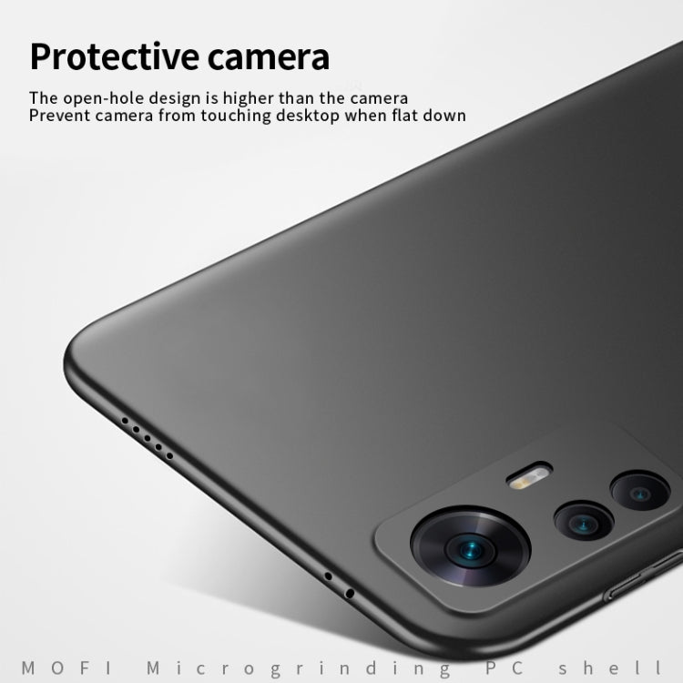 For Xiaomi 12T / Redmi K50 Ultra MOFI Micro Frosted PC Ultra-thin Hard Case(Black) - free shipping - PMC TechLife - Order now!