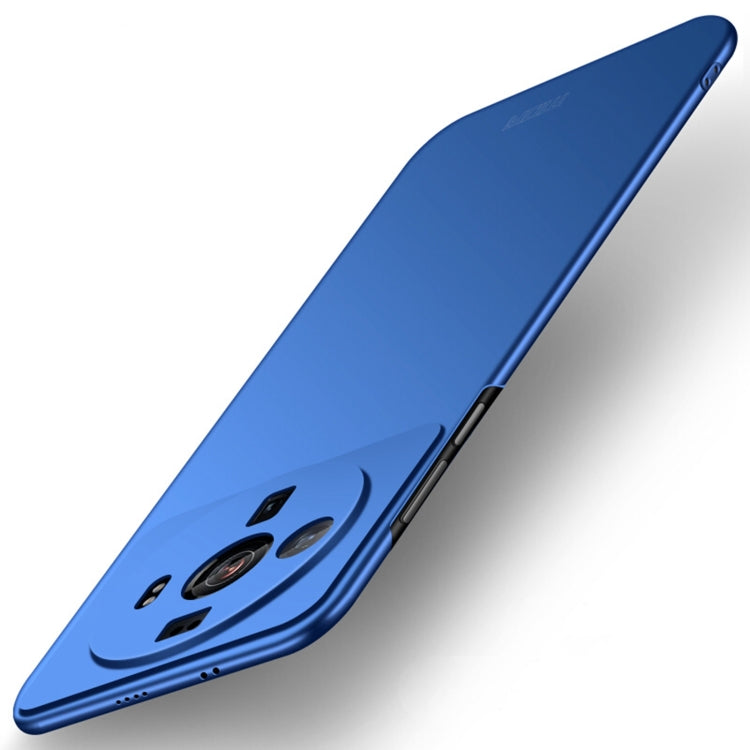 For Xiaomi 12s Ultra MOFI Micro Frosted PC Ultra-thin Hard Case(Blue) - Xiaomi Cases by MOFI | Online Shopping South Africa | PMC TechLife | Buy Now Pay Later Mobicred
