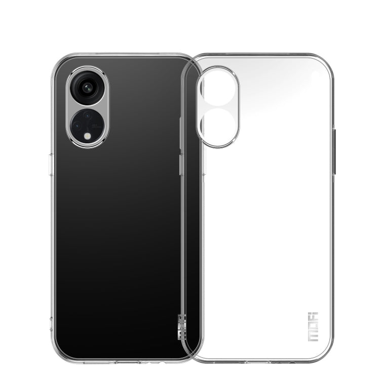 For OPPO A58 5G MOFI Ming Series Ultra-thin TPU Phone Case(Transparent) - OPPO Cases by MOFI | Online Shopping South Africa | PMC TechLife