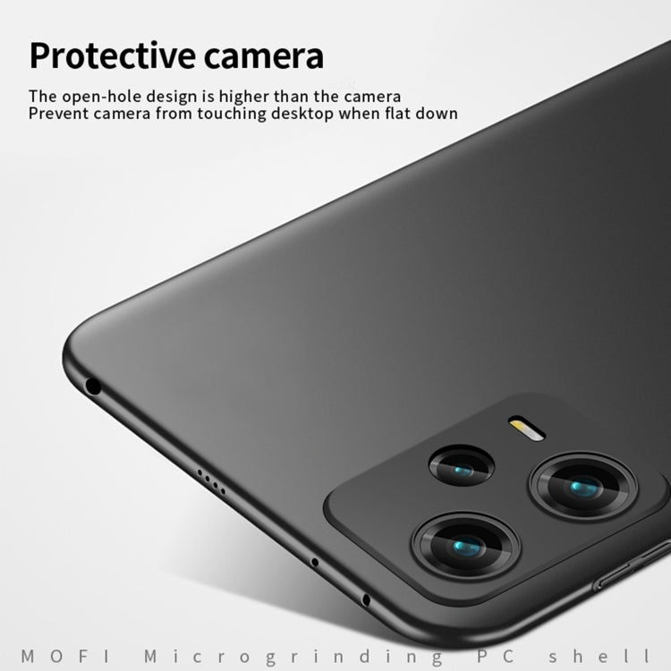 For Xiaomi Redmi Note 12 Pro 5G China MOFI Micro Frosted PC Ultra-thin Hard Case(Red) - Xiaomi Cases by MOFI | Online Shopping South Africa | PMC TechLife | Buy Now Pay Later Mobicred
