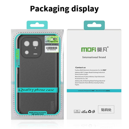 For Xiaomi 13 MOFI Fandun Series Frosted Ultra-thin PC Hard Phone Case(Gray) - 13 Pro Cases by MOFI | Online Shopping South Africa | PMC Jewellery