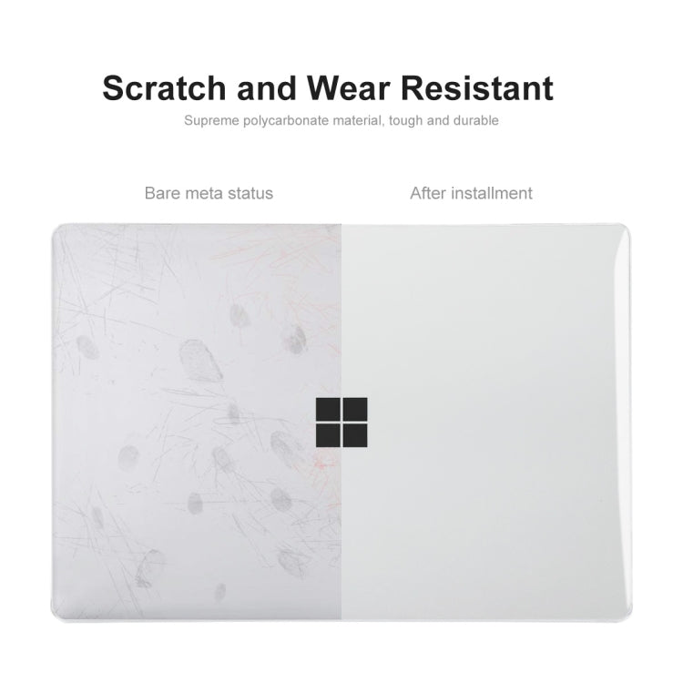 For Microsoft Surface Laptop Go 1/2 12.4 1943/2013 ENKAY Hat-Prince Shockproof Crystal Hard Case(Black) - free shipping - PMC Jewellery - Order now!