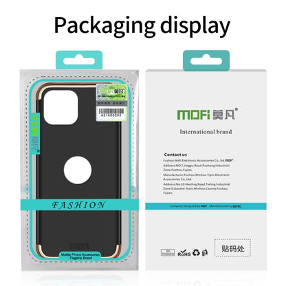 For iPhone 14 MOFI Yatun Series 3 in 1 Stitching PC Phone Case(Black) - iPhone 14 Cases by MOFI | Online Shopping South Africa | PMC Jewellery