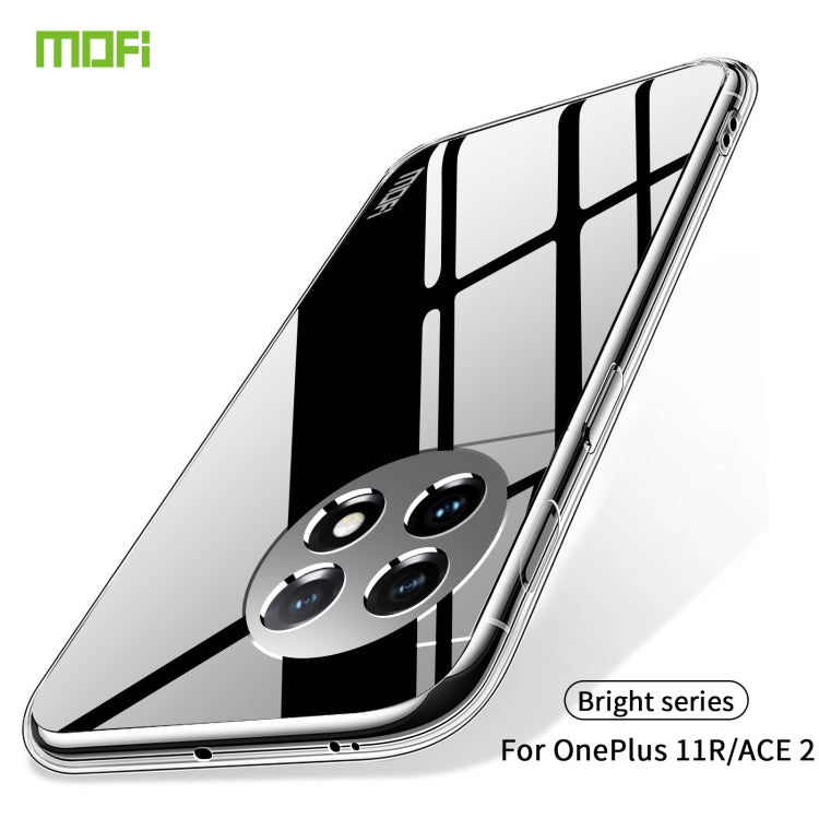 For OnePlus 11R / Ace 2 MOFI Ming Series Ultra-thin TPU Phone Case(Transparent) - OnePlus Cases by MOFI | Online Shopping South Africa | PMC Jewellery