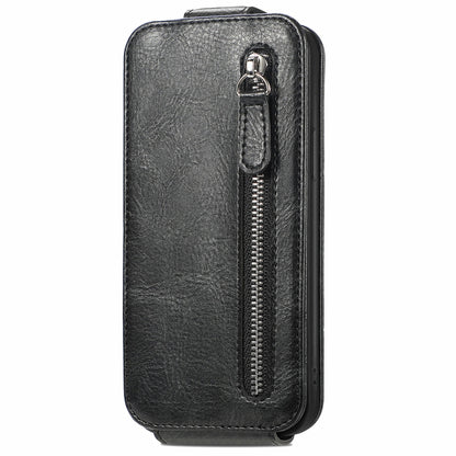 For Xiaomi Redmi Note 13 Pro 4G Zipper Wallet Vertical Flip Leather Phone Case(Black) - Note 13 Pro Cases by PMC Jewellery | Online Shopping South Africa | PMC Jewellery | Buy Now Pay Later Mobicred