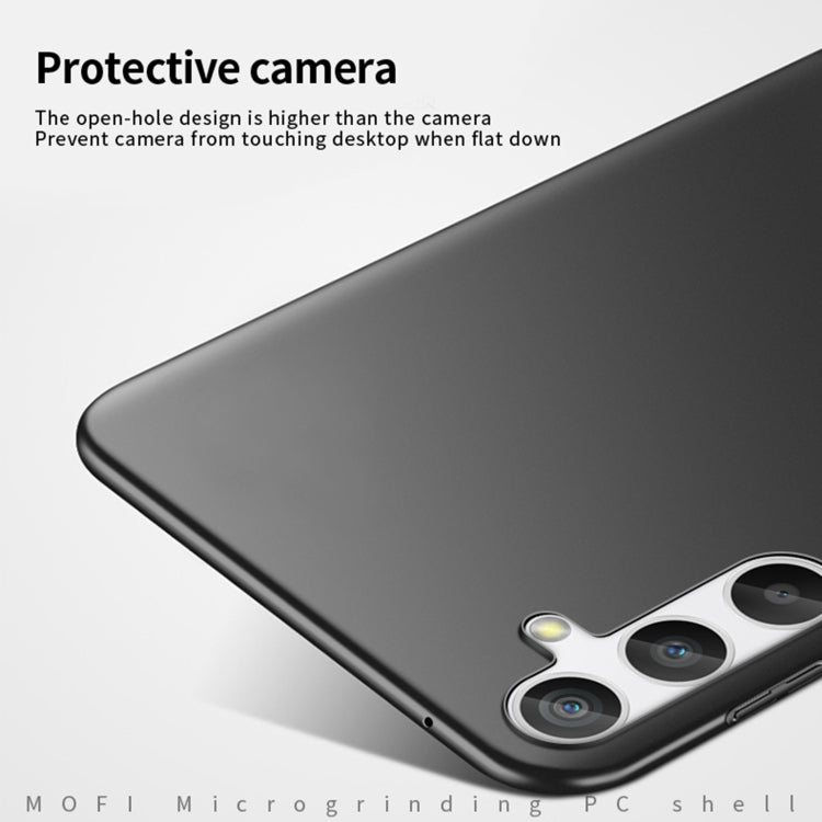 For Samsung Galaxy A34 5G MOFI Frosted PC Ultra-thin Hard Phone Case(Black) - Galaxy Phone Cases by MOFI | Online Shopping South Africa | PMC TechLife | Buy Now Pay Later Mobicred