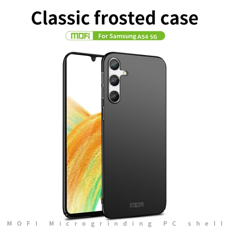 For Samsung Galaxy A54 5G MOFI Frosted PC Ultra-thin Hard Phone Case(Red) - Galaxy Phone Cases by MOFI | Online Shopping South Africa | PMC TechLife | Buy Now Pay Later Mobicred