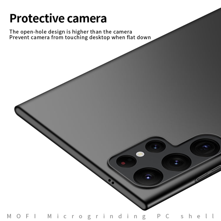 For Samsung Galaxy S24 Ultra 5G MOFI Frosted PC Ultra-thin Hard Phone Case(Blue) - Galaxy S24 Ultra 5G Cases by MOFI | Online Shopping South Africa | PMC TechLife | Buy Now Pay Later Mobicred