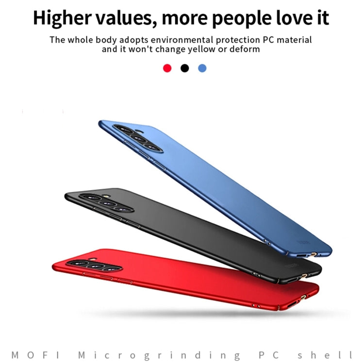 For Samsung Galaxy A35 5G MOFI Frosted PC Ultra-thin Hard Phone Case(Blue) - Galaxy Phone Cases by MOFI | Online Shopping South Africa | PMC TechLife