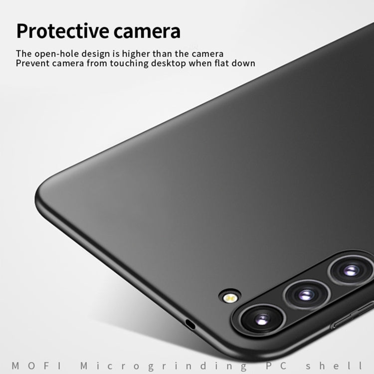 For Samsung Galaxy S25+ 5G MOFI Frosted PC Ultra-thin Hard Phone Case(Black) - Galaxy S25+ 5G Cases by MOFI | Online Shopping South Africa | PMC Jewellery | Buy Now Pay Later Mobicred