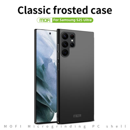 For Samsung Galaxy S25 Ultra 5G MOFI Frosted PC Ultra-thin Hard Phone Case(Black) - Galaxy S25 Ultra 5G Cases by MOFI | Online Shopping South Africa | PMC Jewellery | Buy Now Pay Later Mobicred