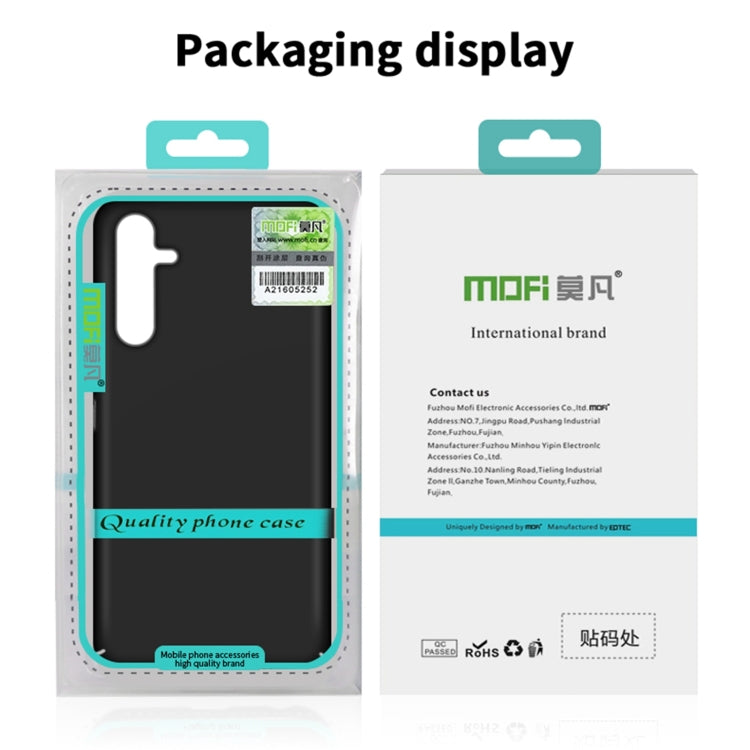 For Samsung Galaxy A34 5G MOFI Frosted PC Ultra-thin Hard Phone Case(Black) - Galaxy Phone Cases by MOFI | Online Shopping South Africa | PMC TechLife | Buy Now Pay Later Mobicred
