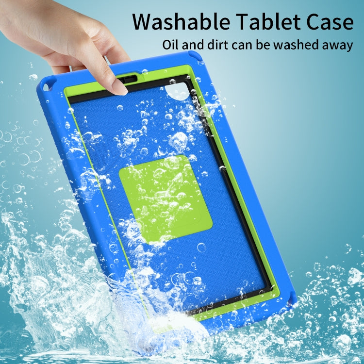 For Samsung Galaxy Tab A9 8.7 X110/X115 EVA Hybrid PC Shockproof Tablet Case with Frame(Blue) - free shipping - PMC TechLife - Order now!