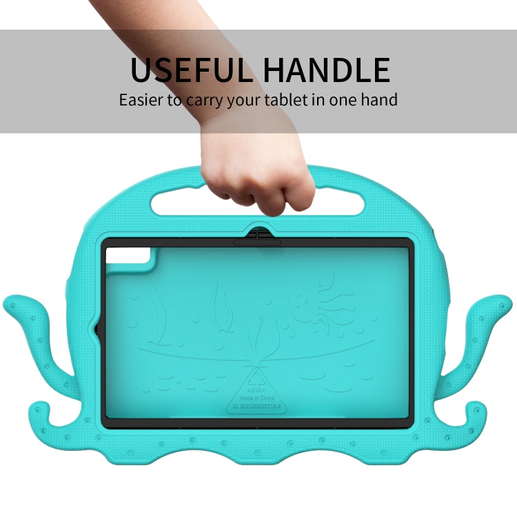 For Lenovo M10 Plus TB-X606 10.3 Octopus Style EVA PC Tablet Case(Glacial Green) - Lenovo by PMC TechLife | Online Shopping South Africa | PMC TechLife | Buy Now Pay Later Mobicred