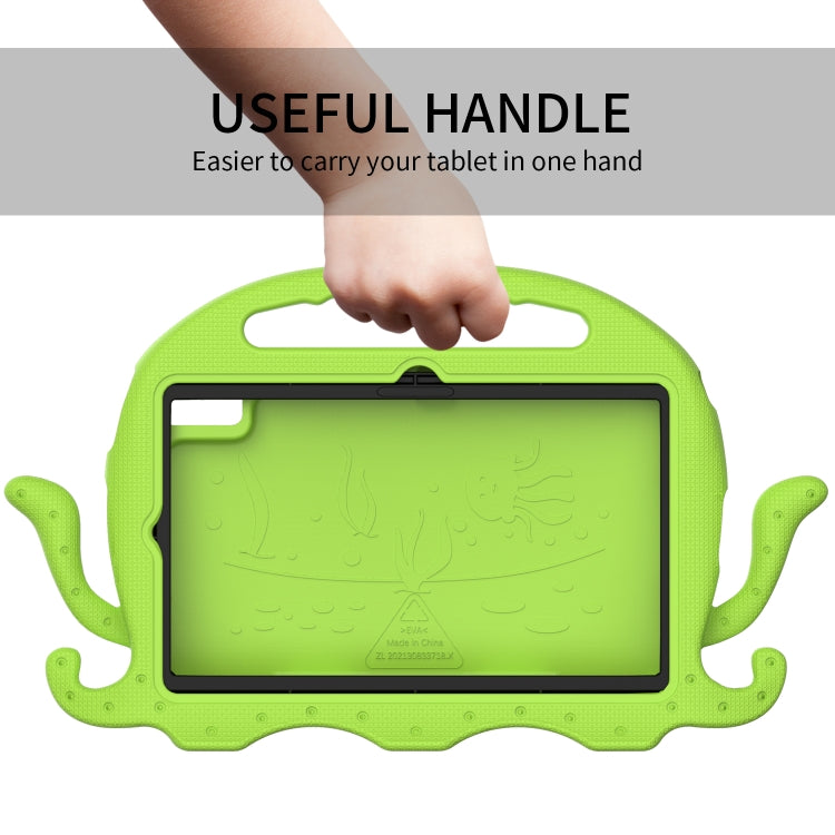 For Lenovo M10 Plus TB-X606 10.3 Octopus Style EVA PC Tablet Case(Grass Green) - Lenovo by PMC TechLife | Online Shopping South Africa | PMC TechLife | Buy Now Pay Later Mobicred