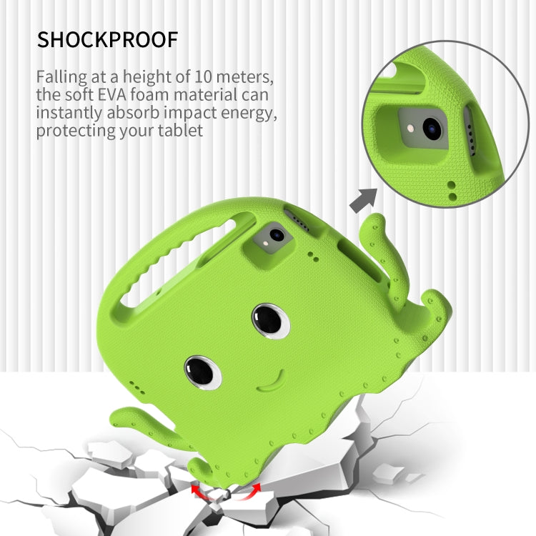 For Lenovo M10 Plus TB-X606 10.3 Octopus Style EVA PC Tablet Case(Grass Green) - Lenovo by PMC TechLife | Online Shopping South Africa | PMC TechLife | Buy Now Pay Later Mobicred