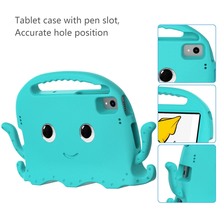 For Lenovo K10 TB-X6C6F 10.3 Octopus Style EVA PC Tablet Case(Glacial Green) - Lenovo by PMC TechLife | Online Shopping South Africa | PMC TechLife | Buy Now Pay Later Mobicred