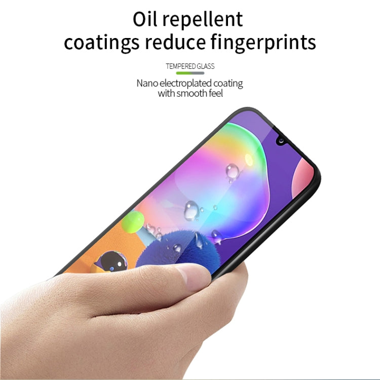For Samsung Galaxy A05  MOFI 9H 3D Explosion-proof Curved Screen Tempered Glass Film(Black) - Galaxy Tempered Glass by MOFI | Online Shopping South Africa | PMC TechLife | Buy Now Pay Later Mobicred