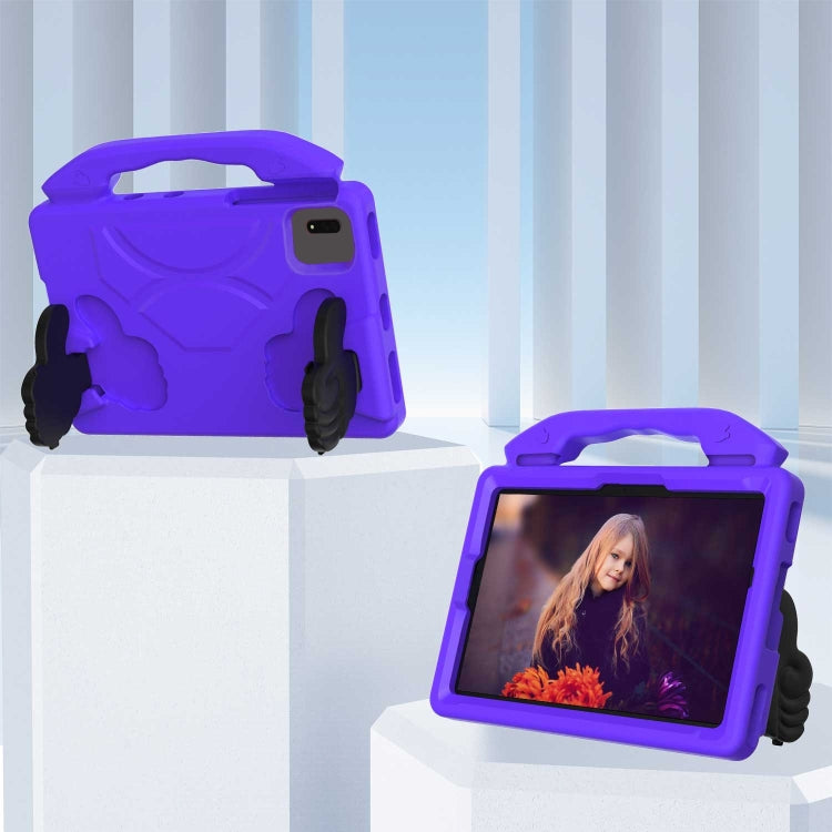 For  Lenovo Tab M11 /Xiaoxin Pad 11 2024 Thumb Bracket EVA Shockproof Tablet Case(Purple) - Lenovo by PMC Jewellery | Online Shopping South Africa | PMC Jewellery | Buy Now Pay Later Mobicred