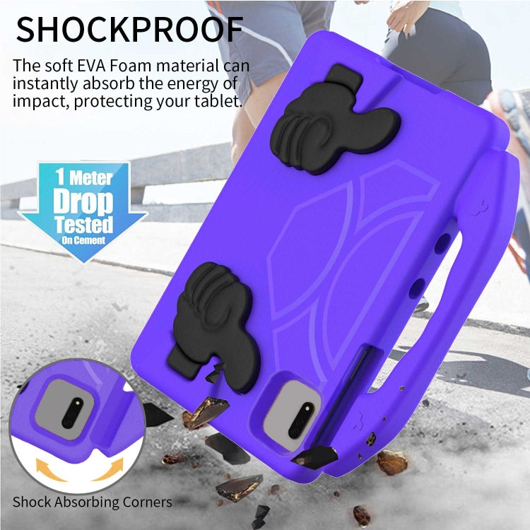 For  Lenovo Tab M11 /Xiaoxin Pad 11 2024 Thumb Bracket EVA Shockproof Tablet Case(Purple) - Lenovo by PMC Jewellery | Online Shopping South Africa | PMC Jewellery | Buy Now Pay Later Mobicred