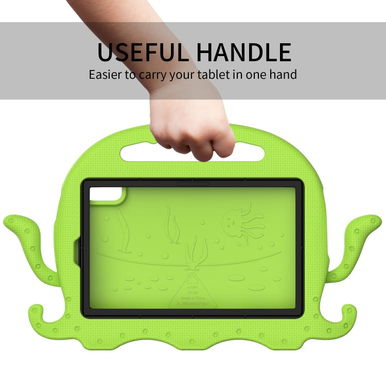 For Lenovo Tab M9 2023 Octopus Style EVA Hybrid PC Shockproof Tablet Case with Strap(Grass Green) - Lenovo by PMC TechLife | Online Shopping South Africa | PMC TechLife | Buy Now Pay Later Mobicred