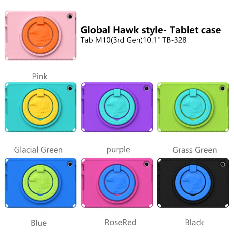 For Lenovo Tab M10 3rd Gen 10.1 TB-328 EVA Hard PC Shockproof Tablet Case(Pink) - Lenovo by PMC TechLife | Online Shopping South Africa | PMC TechLife | Buy Now Pay Later Mobicred