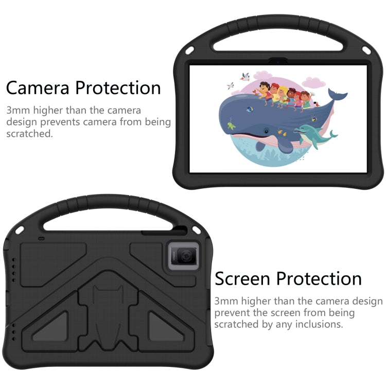 For TCL Tab 10 Gen2 10.36 2023 EVA Shockproof Tablet Case with Holder(Black) - Others by PMC TechLife | Online Shopping South Africa | PMC TechLife | Buy Now Pay Later Mobicred