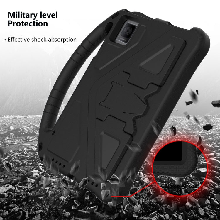 For TCL Tab 10 Gen2 10.36 2023 EVA Shockproof Tablet Case with Holder(Black) - Others by PMC TechLife | Online Shopping South Africa | PMC TechLife | Buy Now Pay Later Mobicred